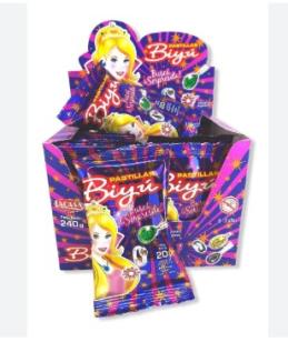 PASTILLAS BIYU CON SORPRESA (Display x12u)